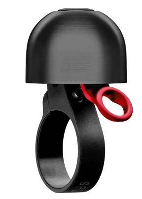 USA: Die Spurcycle Special RED Fahrradklingel "M2 Compact Bell" - good vibes!