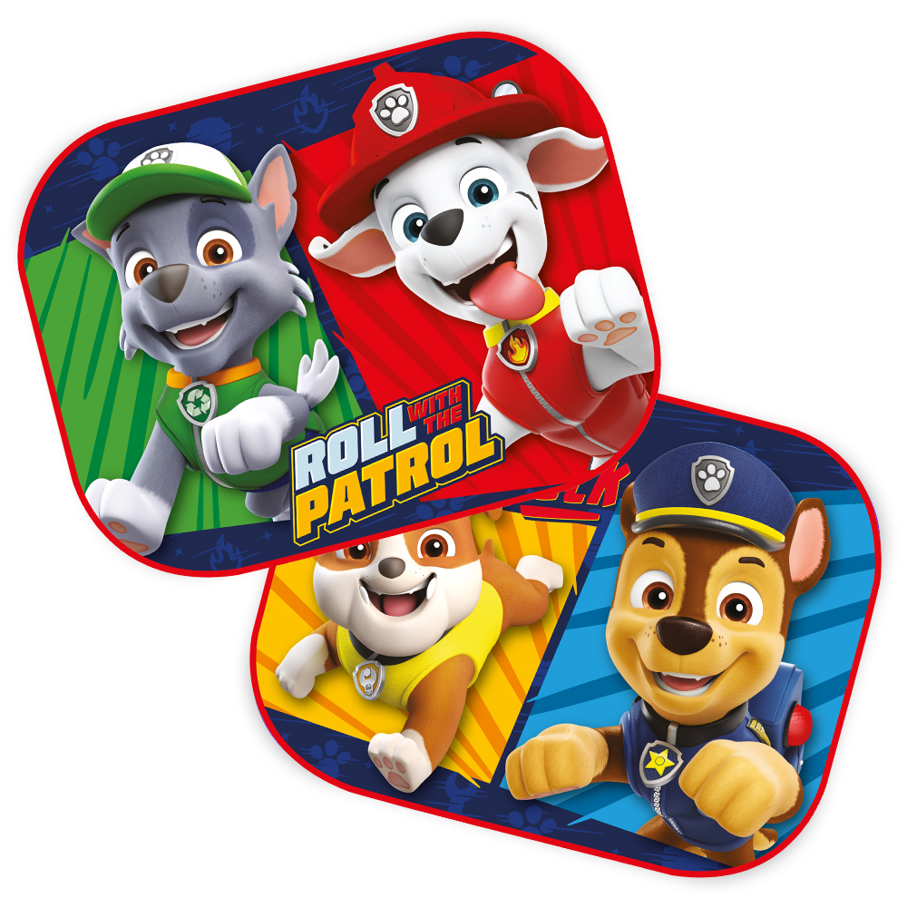 PAW PATROL Boys POWER Auto UV & Sonnenschutz – ausziehbares Rollo, Schattenspender, 1 Stk.
