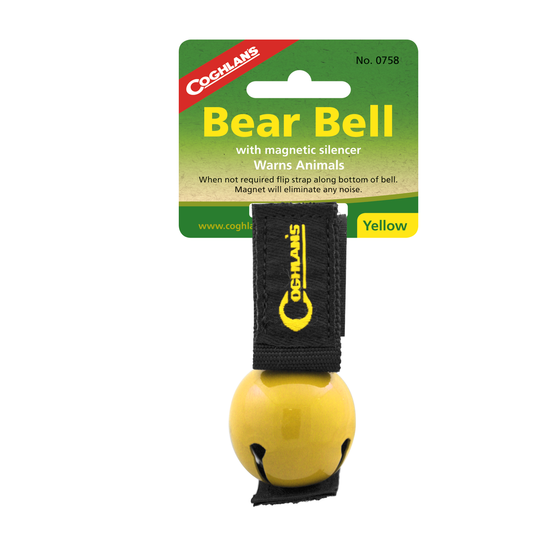 Coglhans Bären Glocke / Klingel "Bear Bell" gelb