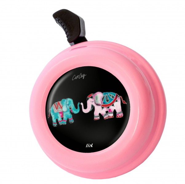 Liix Fahrradklingel mit (rosa) Elefanten