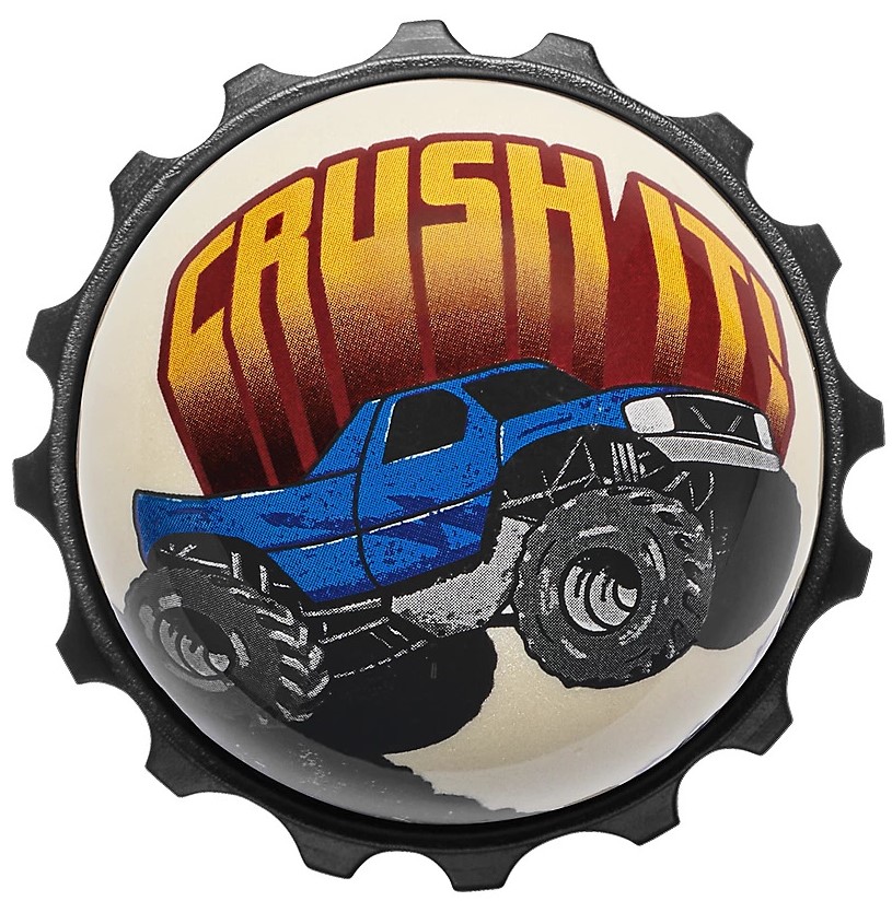 Electra Fahrradklingel "Crush it!", Revolver Twister Bell, Monster Truck