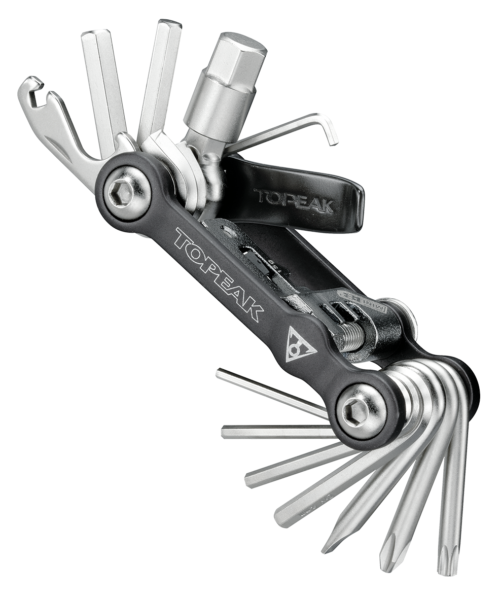 Topeak Mini 18+ Multitool, 20 Funktionen, Fahrradwerkzeug deluxe