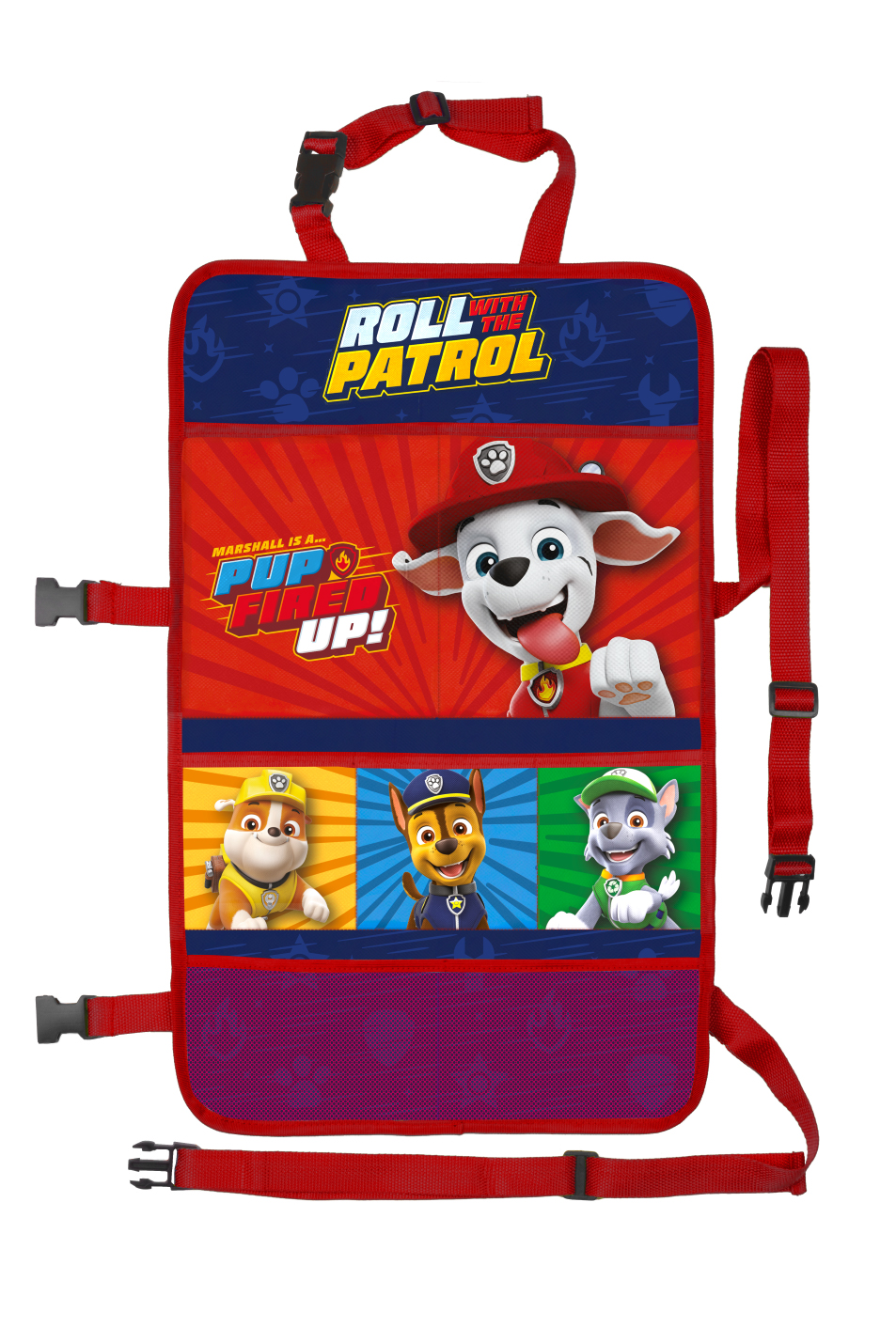 Seven Polska: "PAW PATROL BOYS Organizer" für Autorücklehne und Kinderwagen