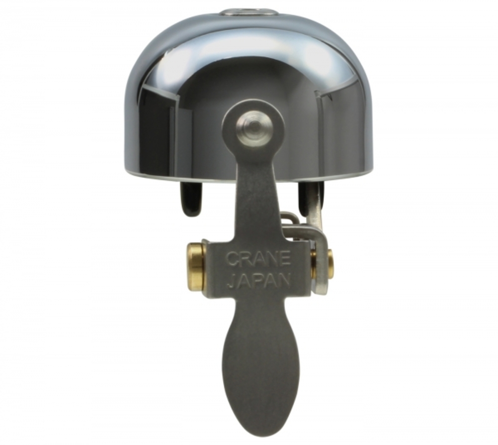 Crane Bell Co. E-NE Fahrradklingel Chrome, Ø Klemmung: 22.2mm bis 31.8mm