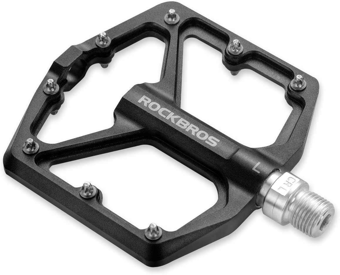 ROCKBROS Fahrradpedale SET, CNC-Aluminium schwarz