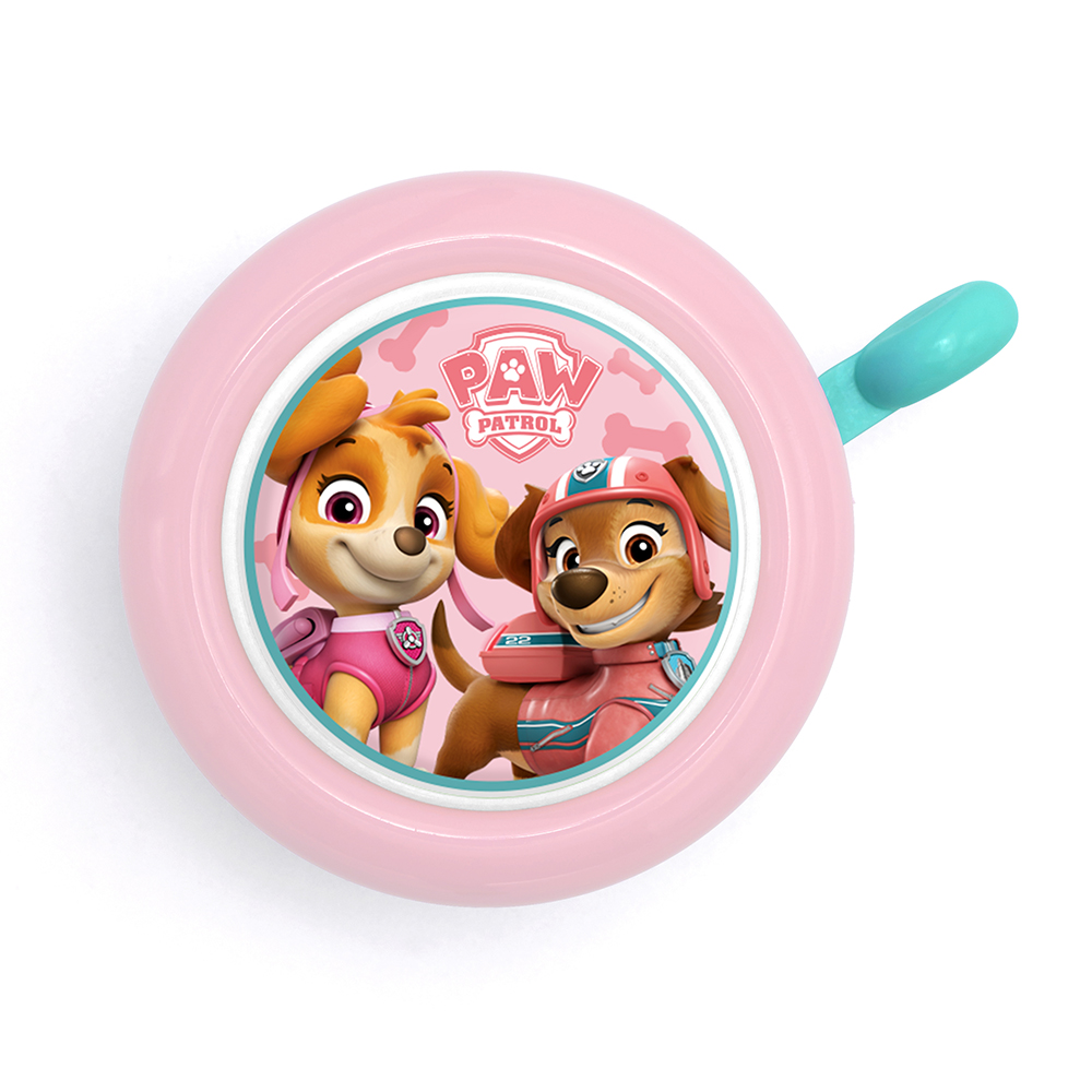 Kinder Fahrradklingel "Paw Patrol Girls", pink, Ø 55mm, Sky & Liberty