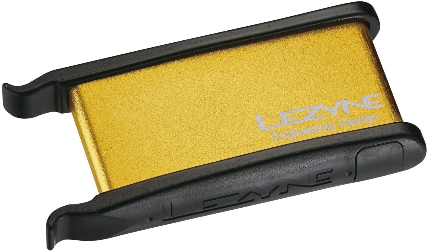 Lezyne Fahrrad Flickzeug Reparaturset Lever, Alubox gold