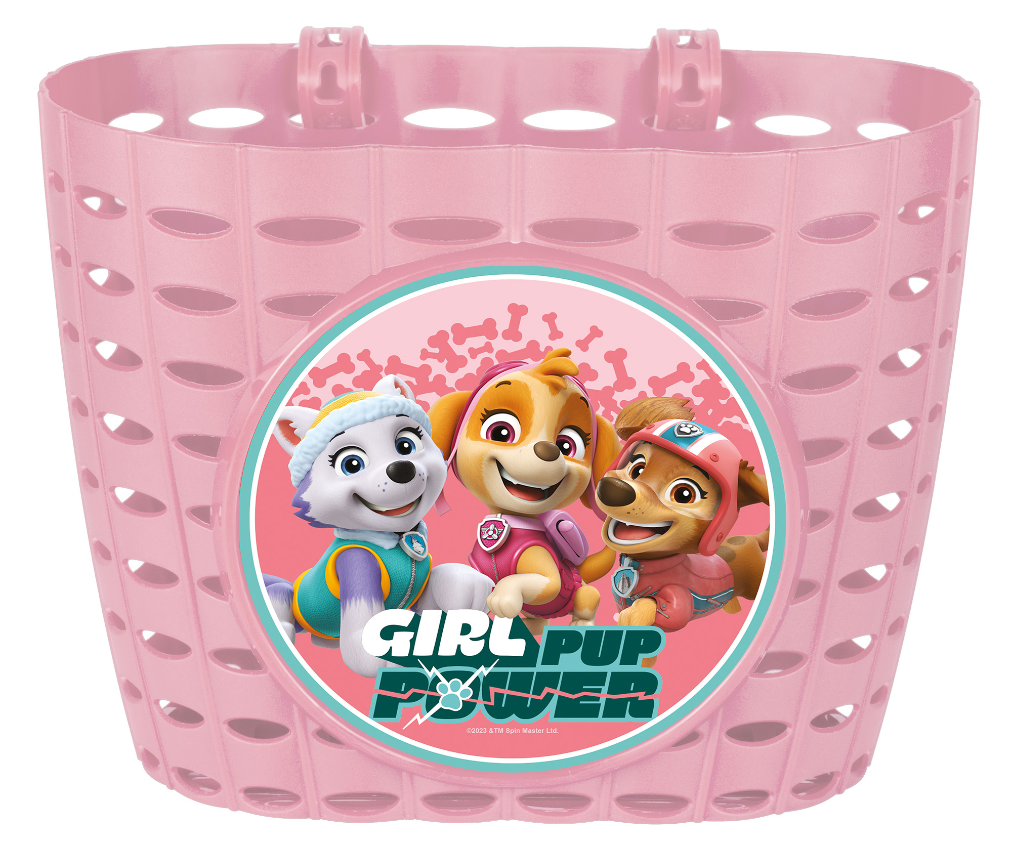 Kinder Fahrradkorb Lenkerkorb "Paw Patrol Girls", pink, für Puppe & Co