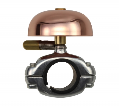 Crane Bell Co. Mini Karen Bell Fahrradklingel Copper, Die Cast Mount, Retro Look, Ø 45mm