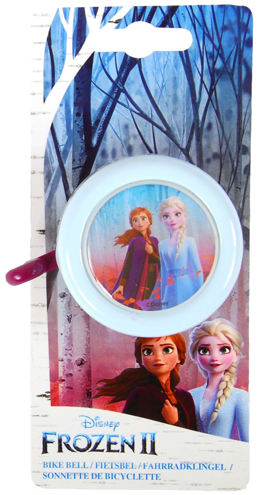 Disney Fahrradklingel "Frozen II", hellblau/lila