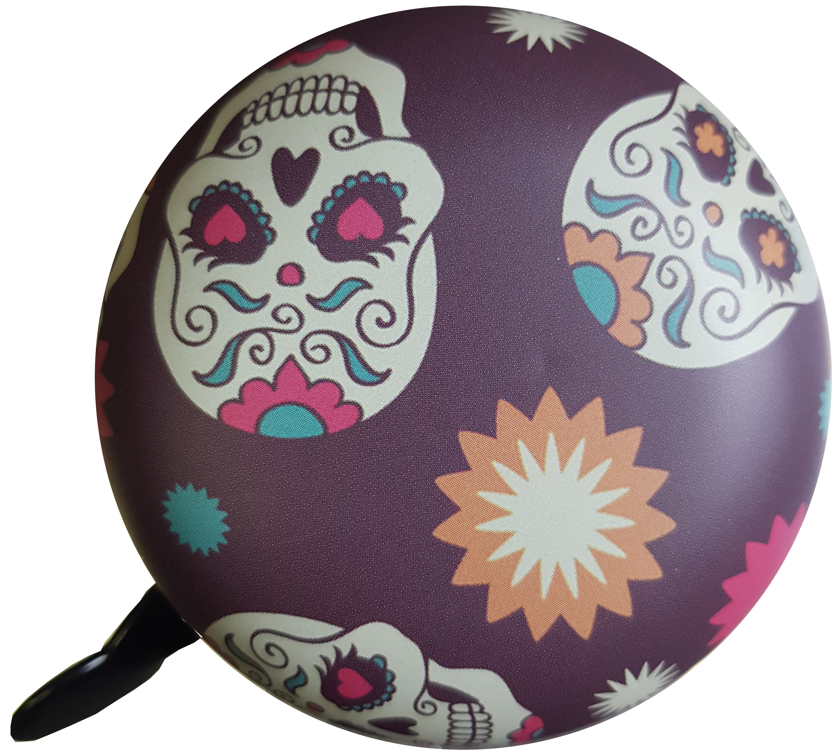 LTJ 2-Klang Fahrradglocke "Skulls - Día de los Muertos", XXL Ø 80mm
