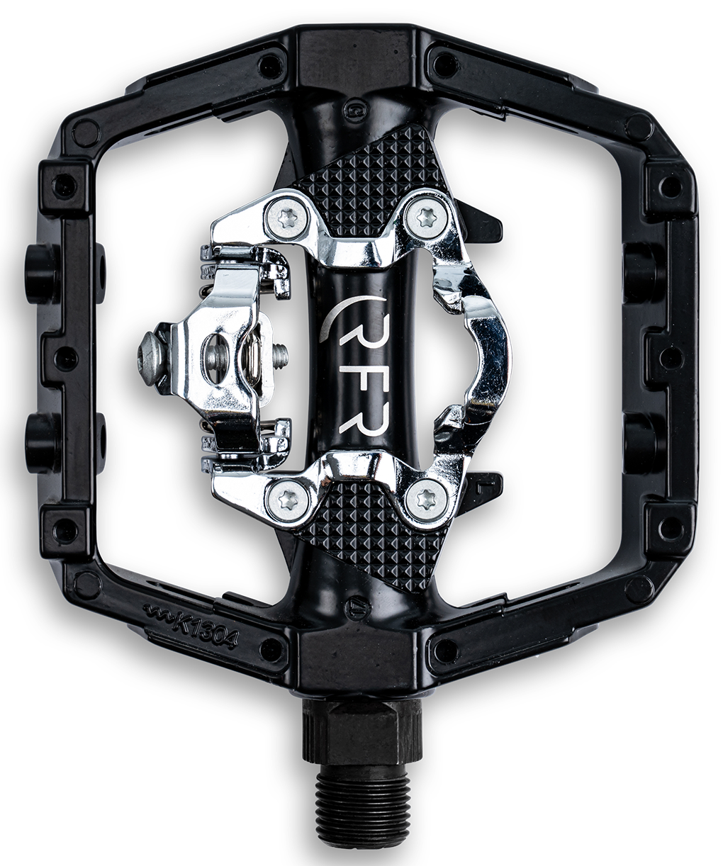 CUBE RFR Fahrradpedale Flat & Click, MTB, Dirt Bike, BLACK