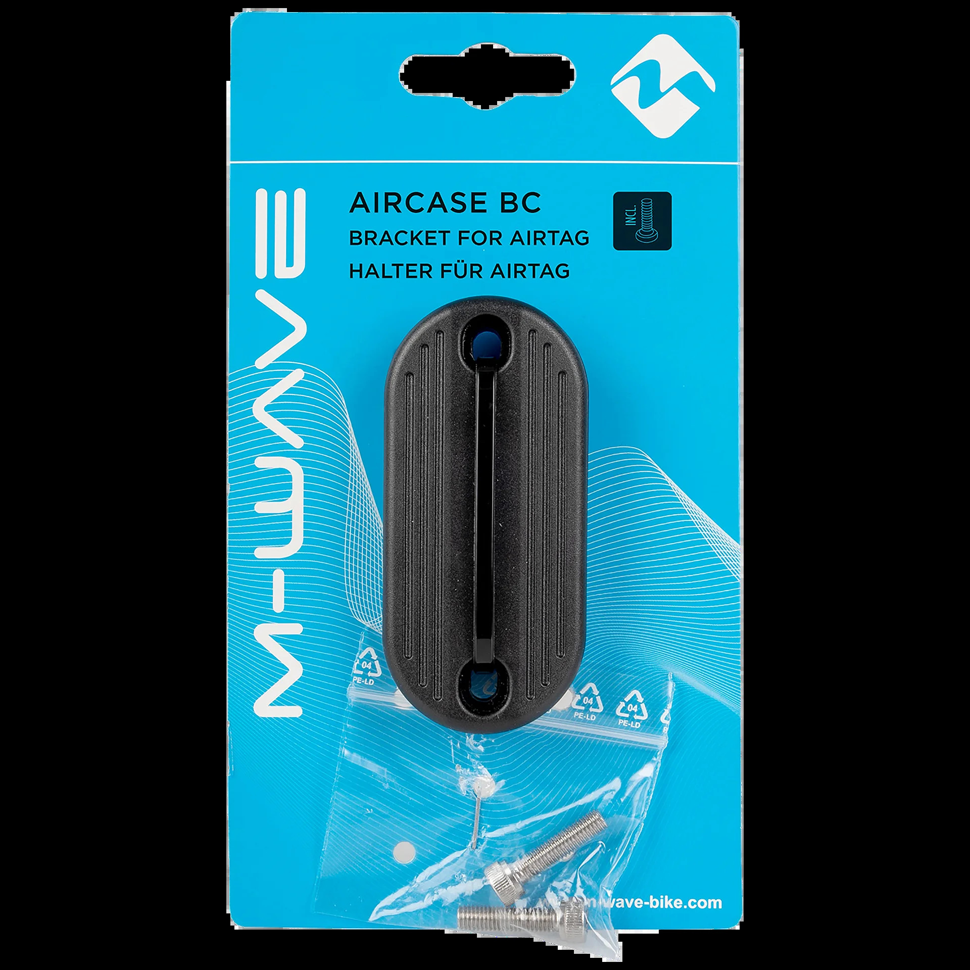 M-Wave Flaschenhalter-Montage für den Airtag "Aircase"