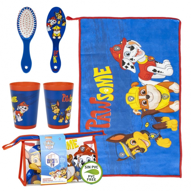 Cerdá: Paw Patrol Boys Kulturbeutel Set – Perfekt für kleine Abenteurer, dunkelblau