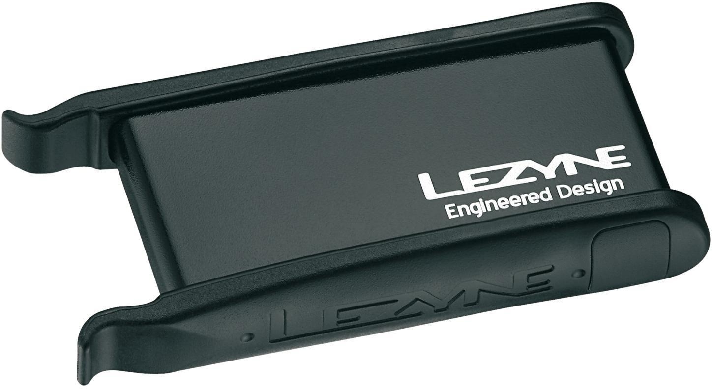 Lezyne Fahrrad Flickzeug Reparaturset Lever Schwarz – Alubox mit Flicken & Hebeln