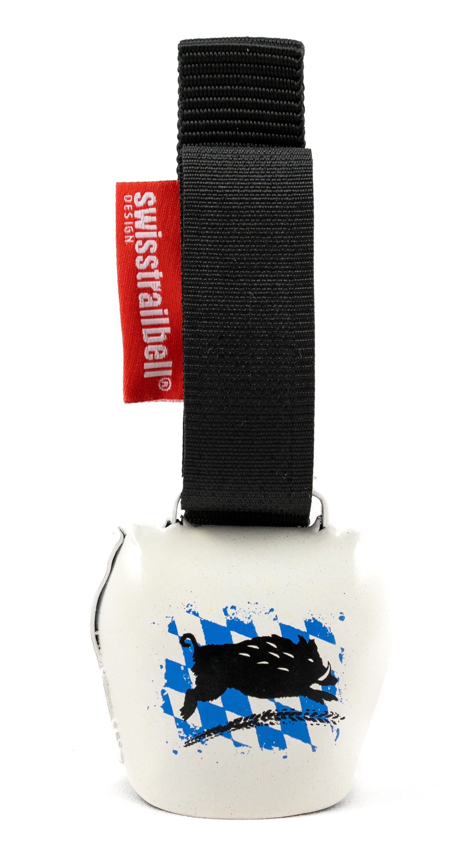swisstrailbell® Bayern Style: "Be wild, be a Bavarian", schwarzes Band