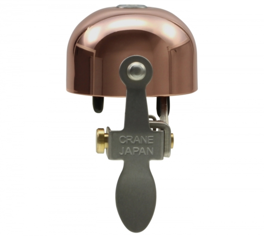 Crane Bell Co. E-NE Fahrradklingel Kupfer, Ø Klemmung: 22.2mm bis 31.8mm