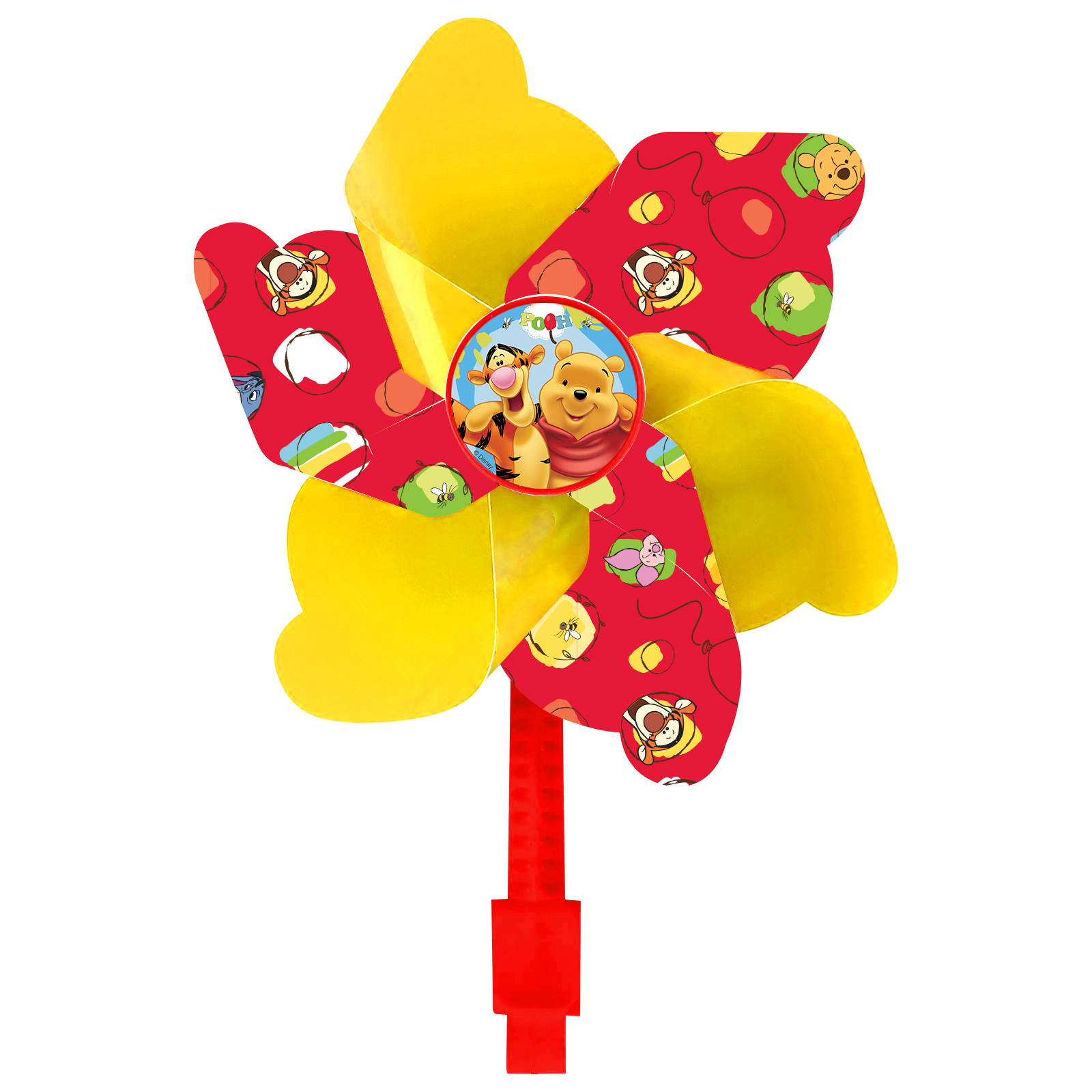 WINNIE THE PUUH Lenker-Windrad, Drehspaß für Roller und Fahrrad