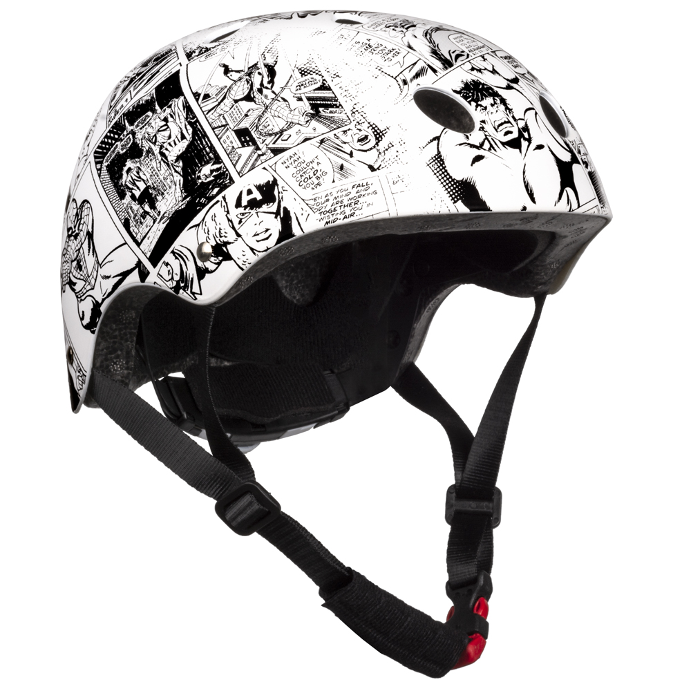 Marvel Fahrradhelm "Avengers Comic", Fahrrad, Roller, BMX, Skater, 52-56cm, ab ca. 6 Jahre