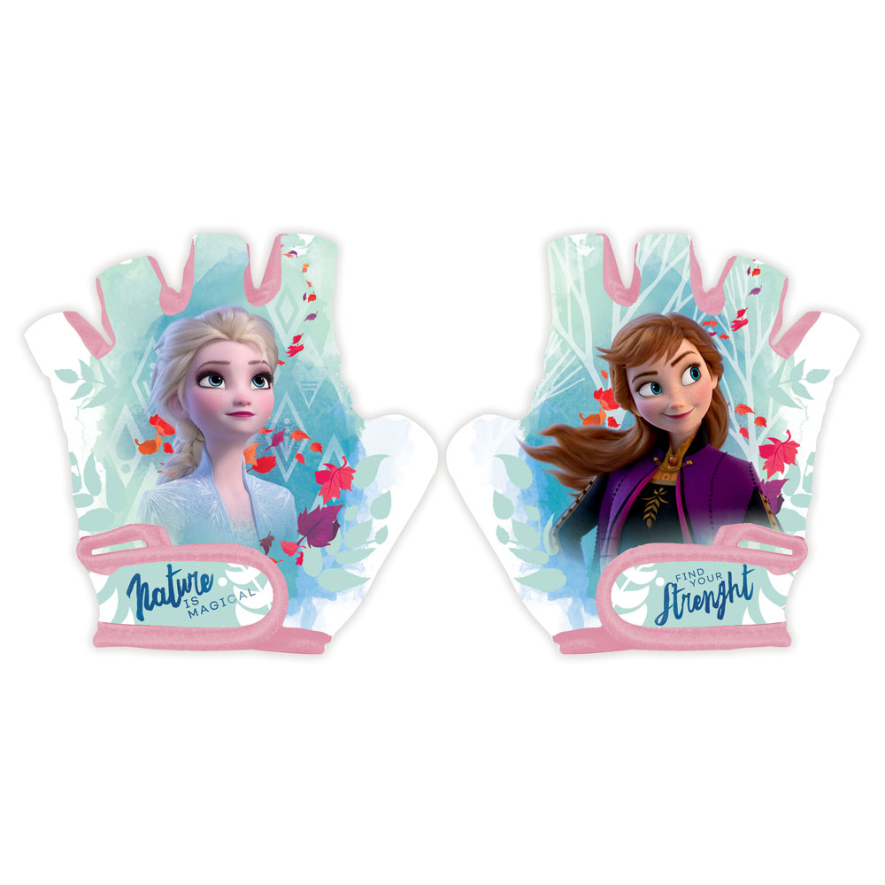 Disney Fahrradhandschuhe Frozen II, Größe S, fingerloser Schutz-Handschuh