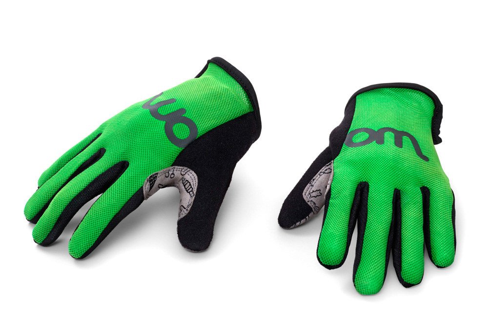 WOOM™ TENS Fahrradhandschuhe  Gr.5, grün, 11.5 cm