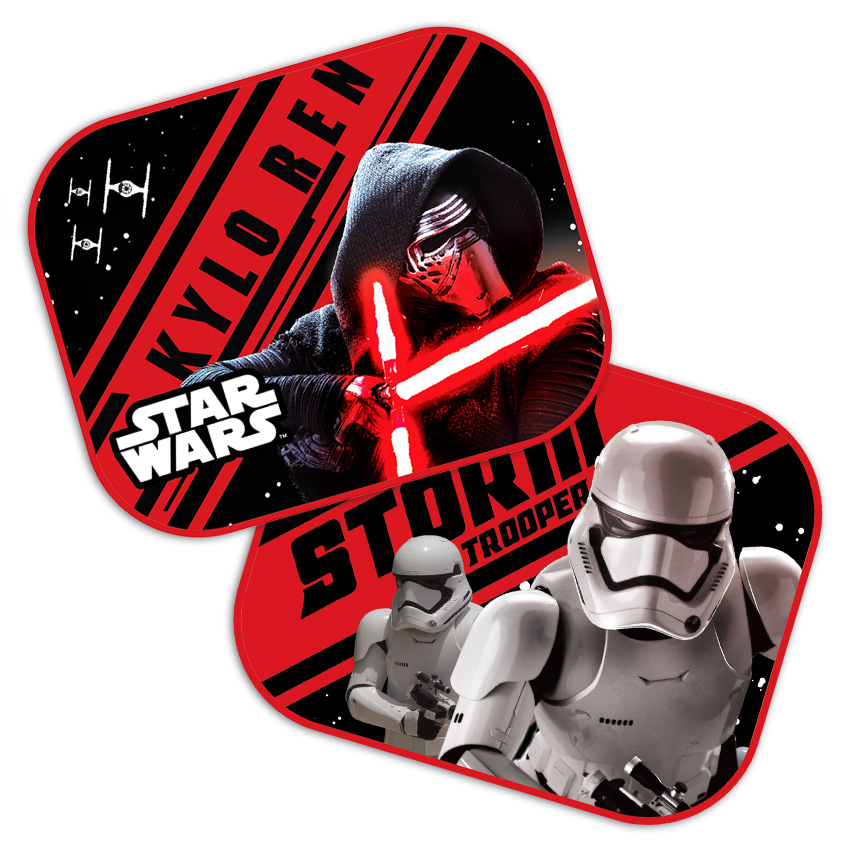 STAR WARS STORMTROOPER - Auto Sonnenschutz – 2er Set, UV-Schutz, Schattenspender, Disney