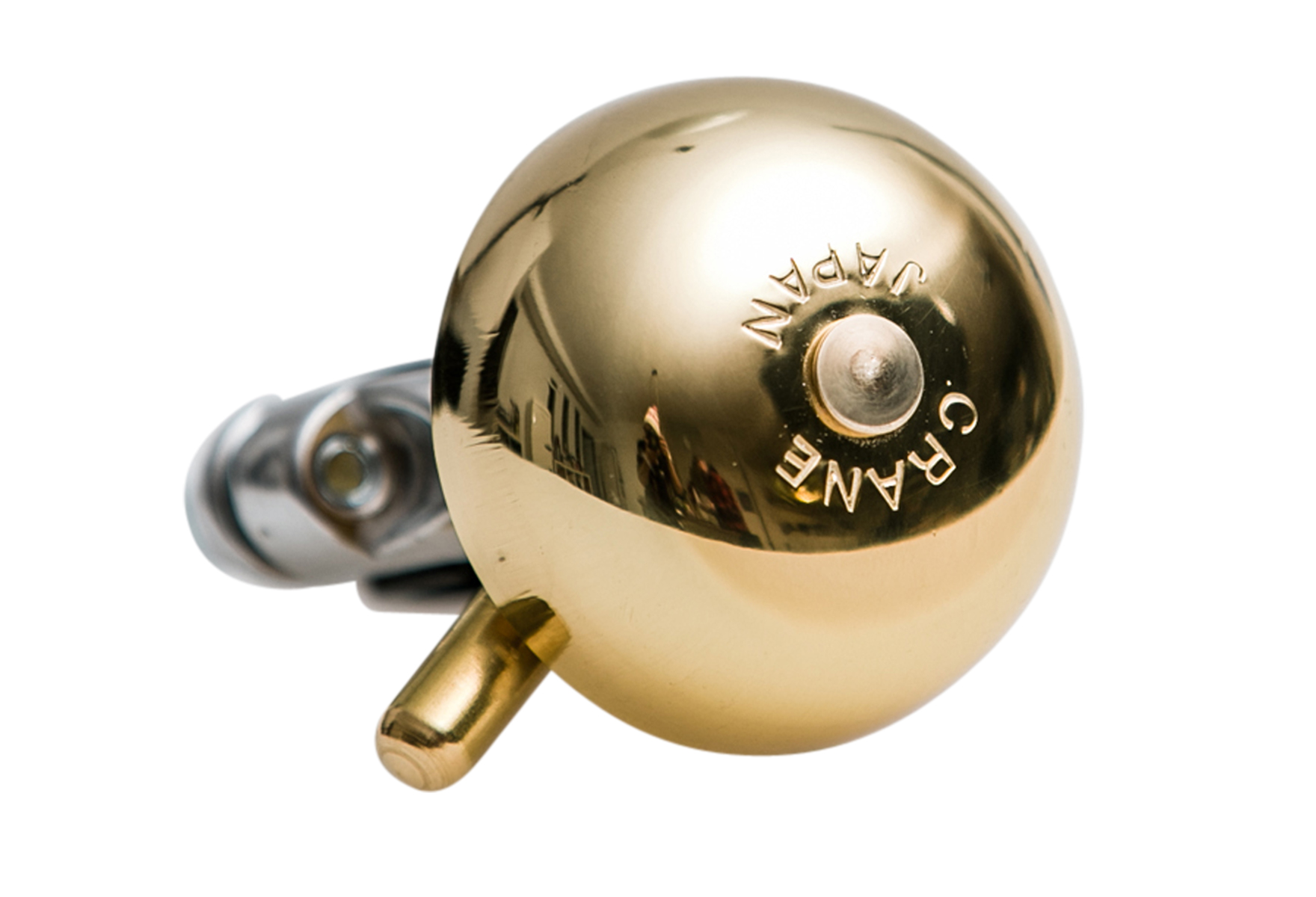 Crane Bell Co. Mini Karen Bell Fahrradklingel Polished Gold