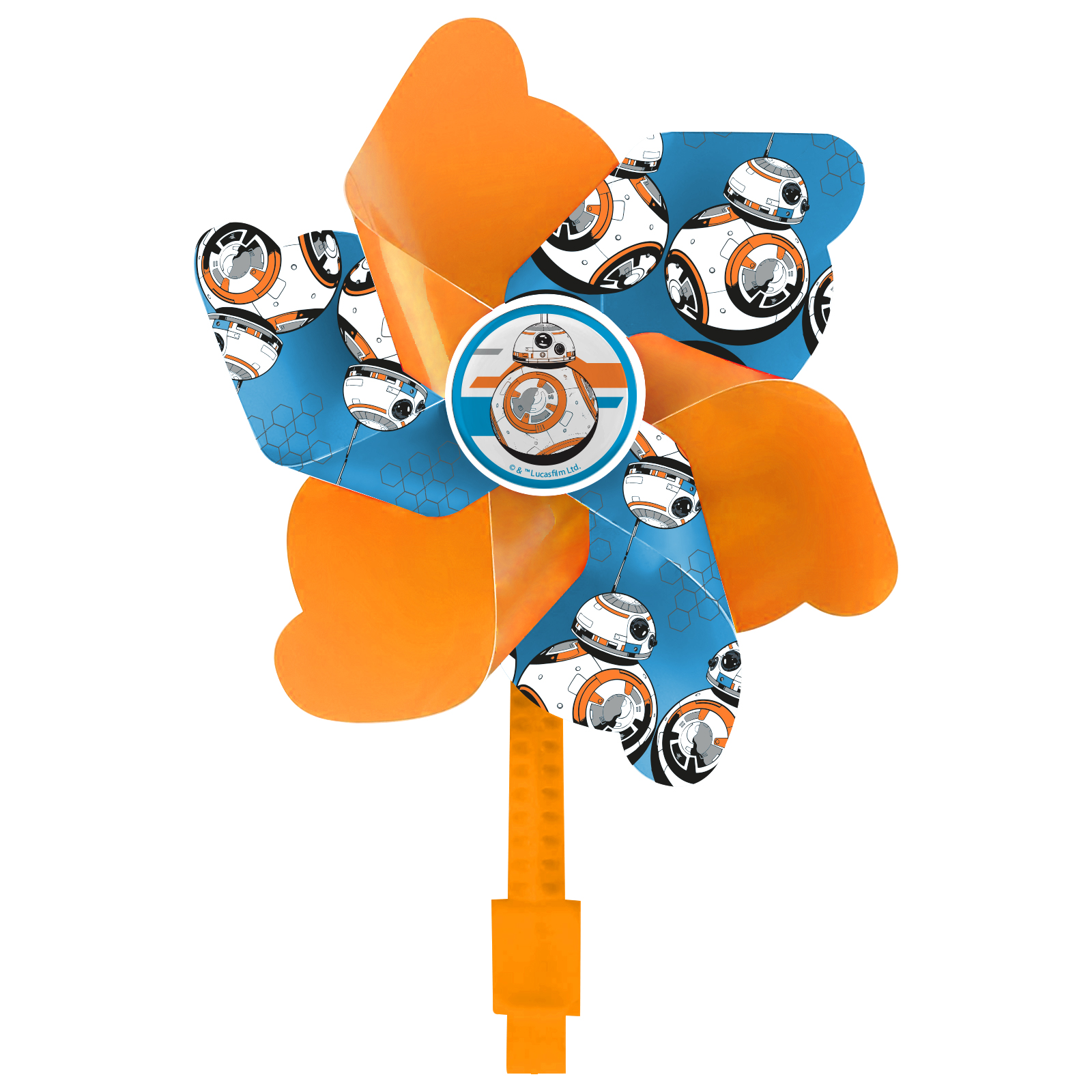 STAR WARS BB8 Lenker-Windrad, Drehspaß für Roller und Fahrrad