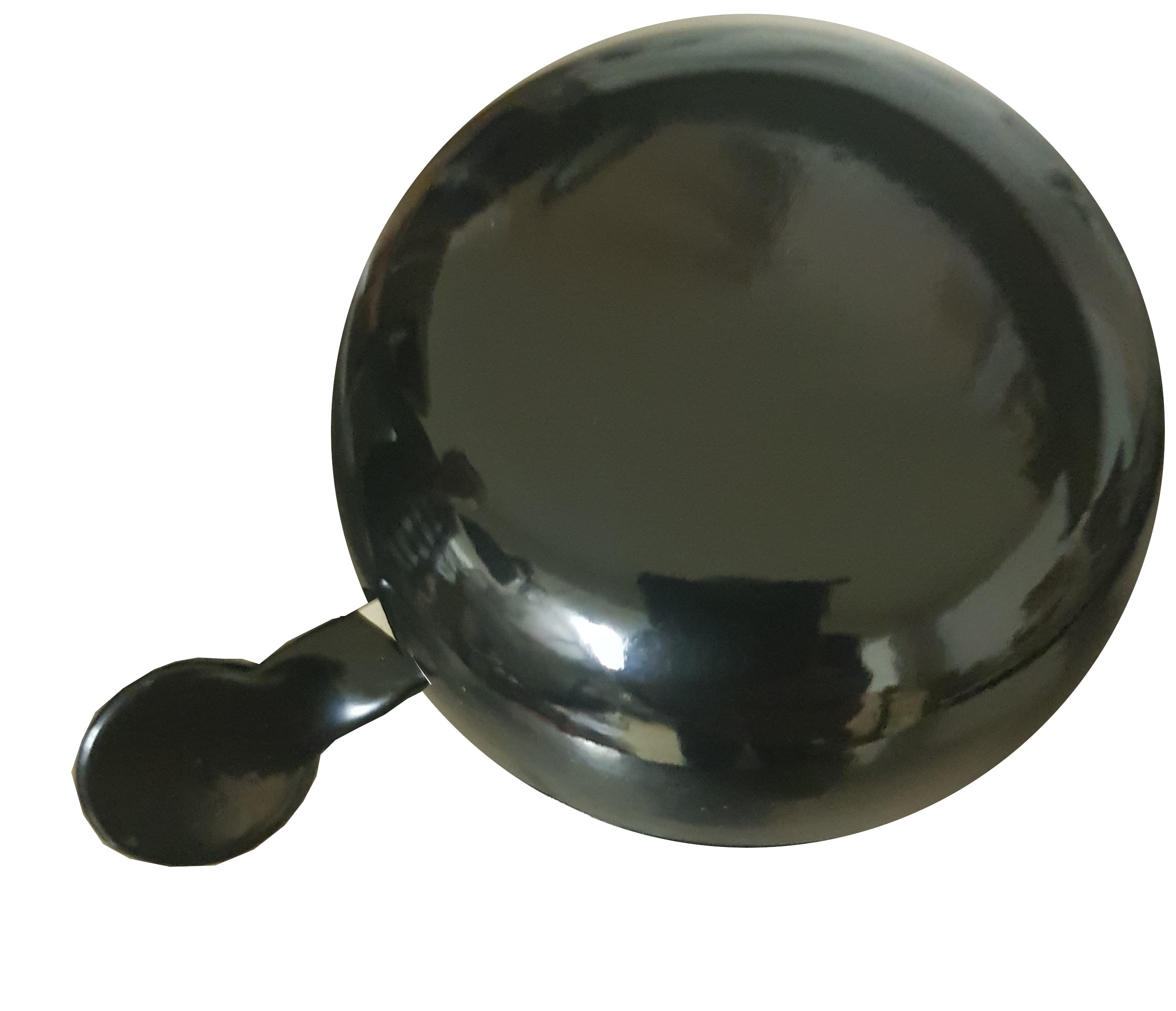 LTJ 2-Klang Fahrradglocke einfarbig "Deep Black" XXL Ø 80mm, matt