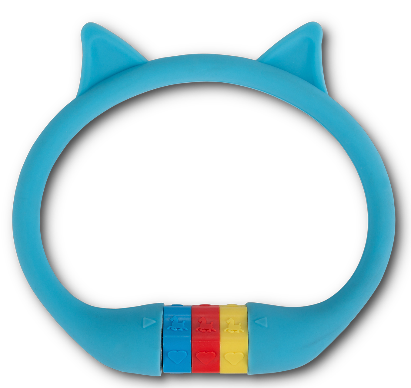 CUBE RFR, Blue, Zahlenkabelschloss HPS "CAT" 10 x 350 mm, Junior