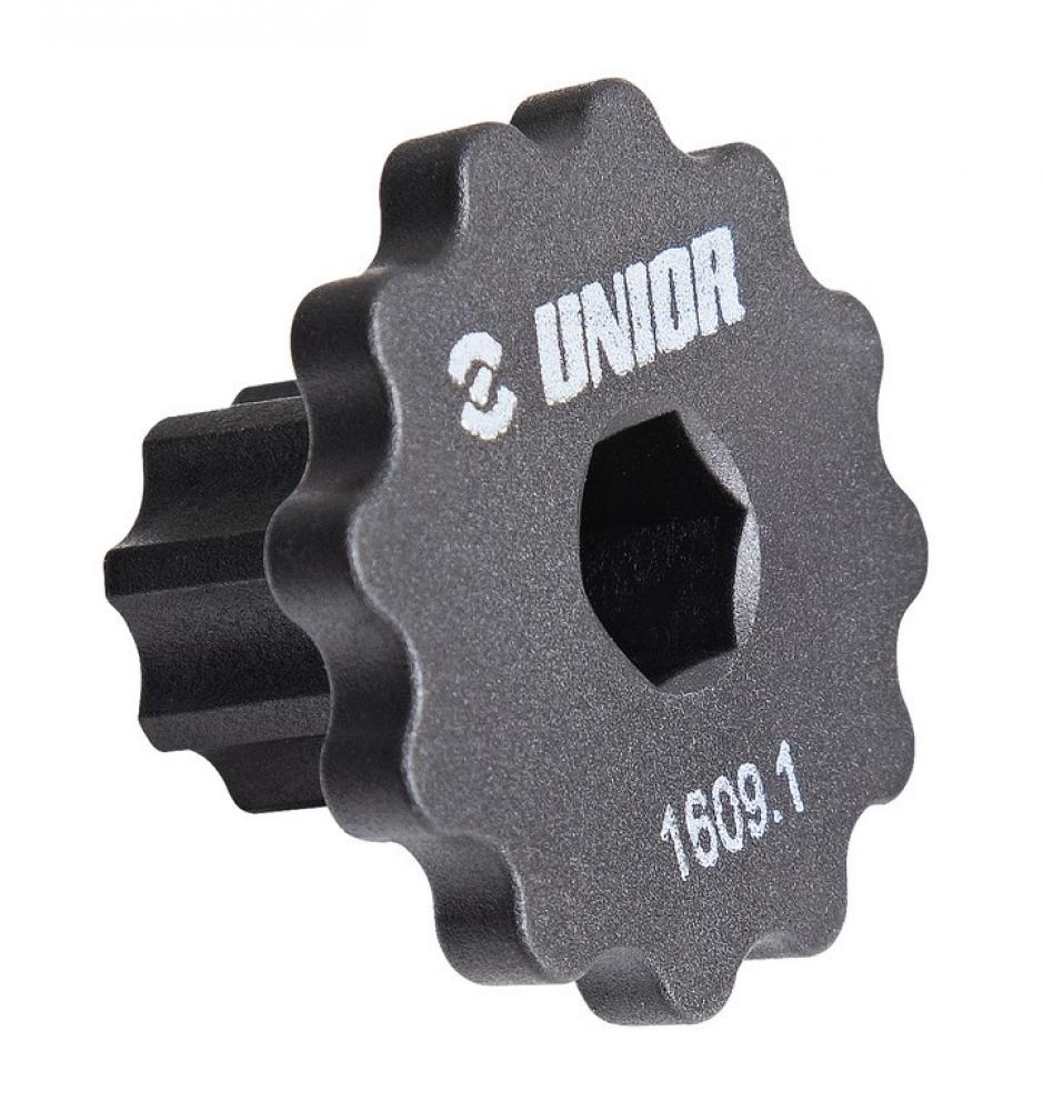 Unior Kurbelmontageschlüssel für die Kurbelkappe bei Shimano Hollowtec II Kurbeln