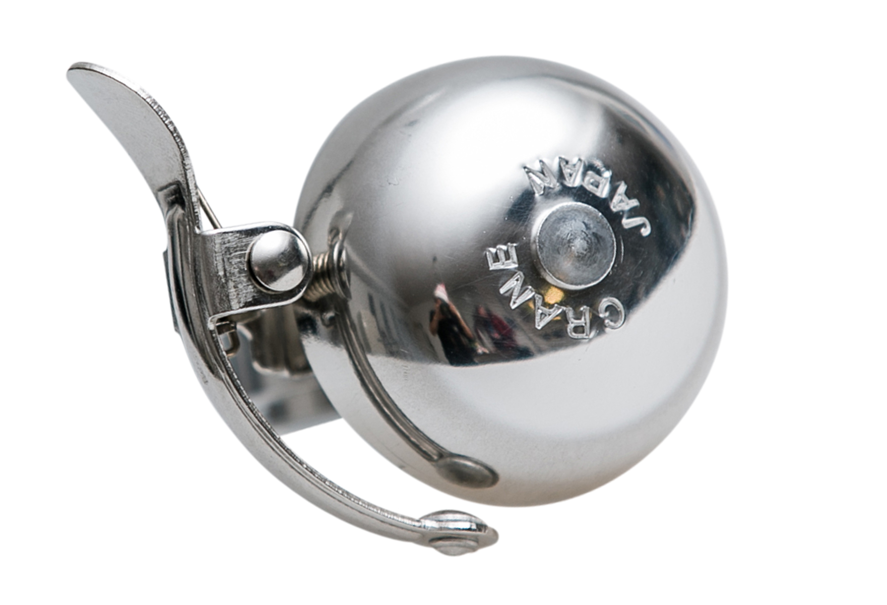 Crane Bell Co. Mini Suzu Bell Fahrradklingel Polished Silve
