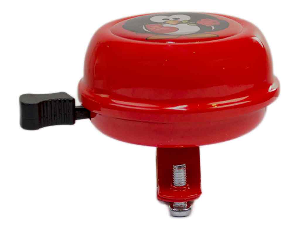 beBell Fahrradklingel Pinguin rot