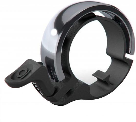 Knog OI Classic Large Fahrradklingel, 23.8 - 31.8 mm, polished silver