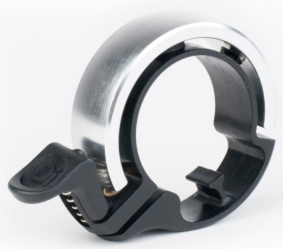 Knog OI Classic Large Fahrradklingel, 23.8 - 31.8 mm, black/silver