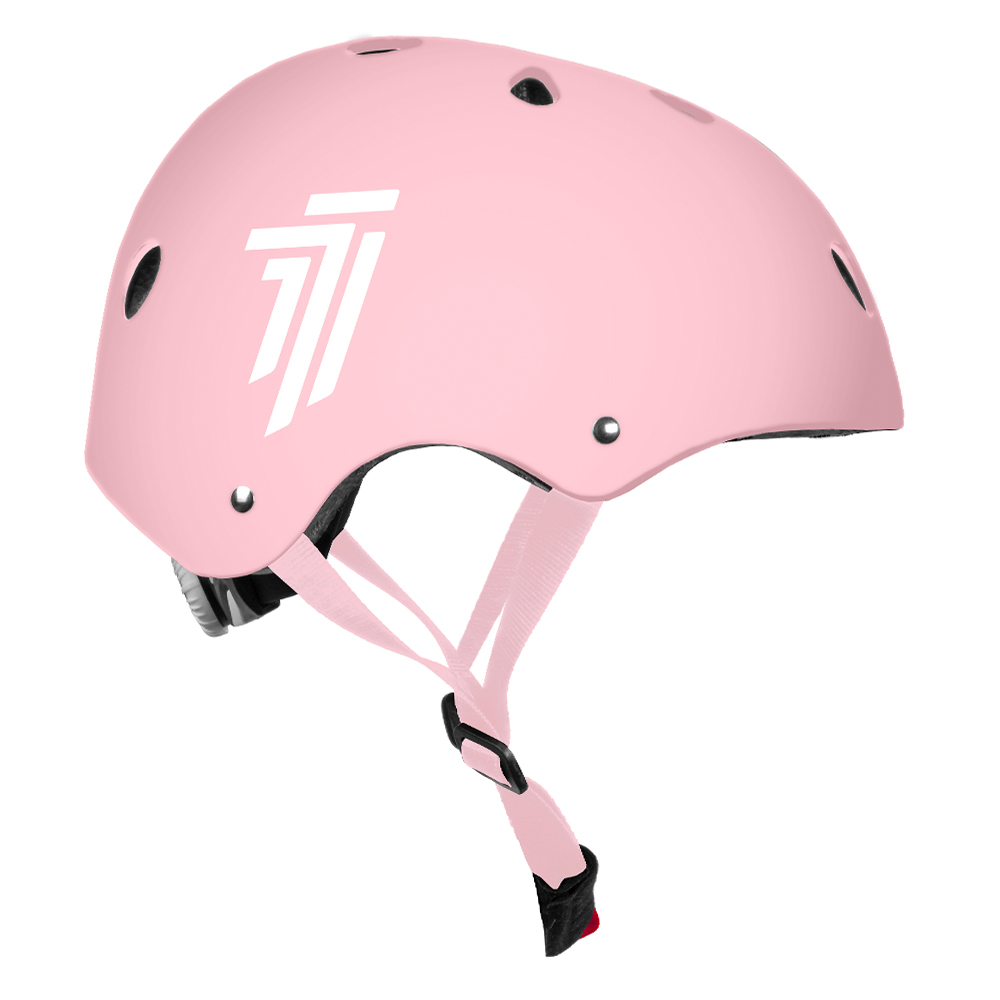 Best 7-Brand: Fahrradhelm "Matt Pink Marshmallow", Roller, BMX, Skater, 52-56cm, ab ca. 6 Jahre