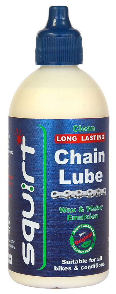 SQUIRT Kettenwachs universal. MTB, Gravel, Rennrad, CityBike. Allwetter. 120 ml.