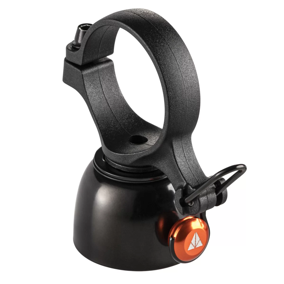 Granite Trailbell, schwarz/orange, 22.2 - 35mm, Fahrradklingel, Signalglocke