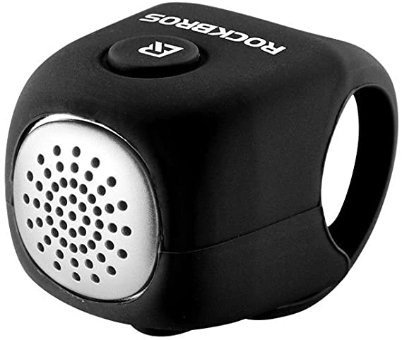 ROCKBROS Fahrradklingel, elektronisch, E-Klingel, Miniklingel BLACK