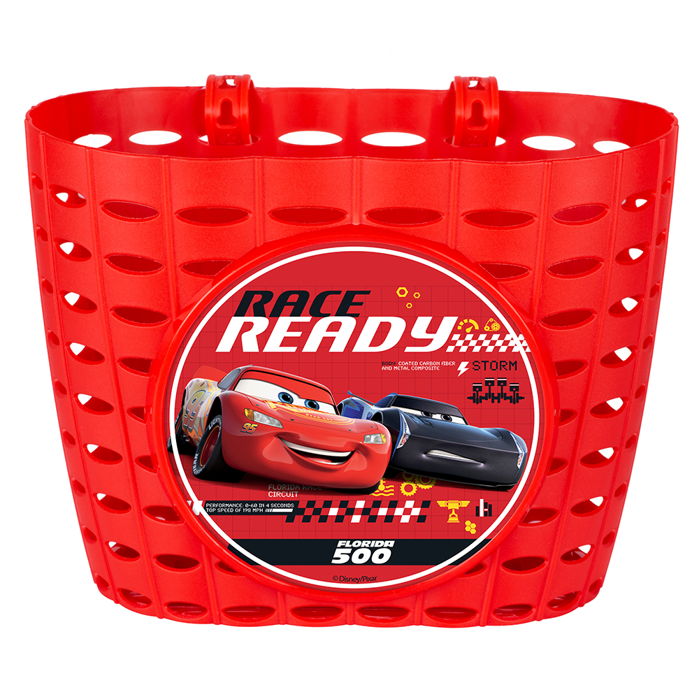 Kinder Fahrradkorb Lenkerkorb "Cars 3", rot, für Dinos, Superhelden & Co
