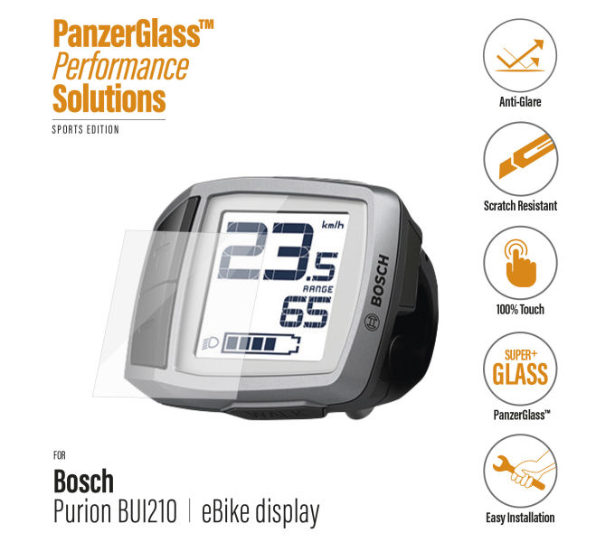 Panzerglass für das Bosch Purion Bui 210, Display Schutz