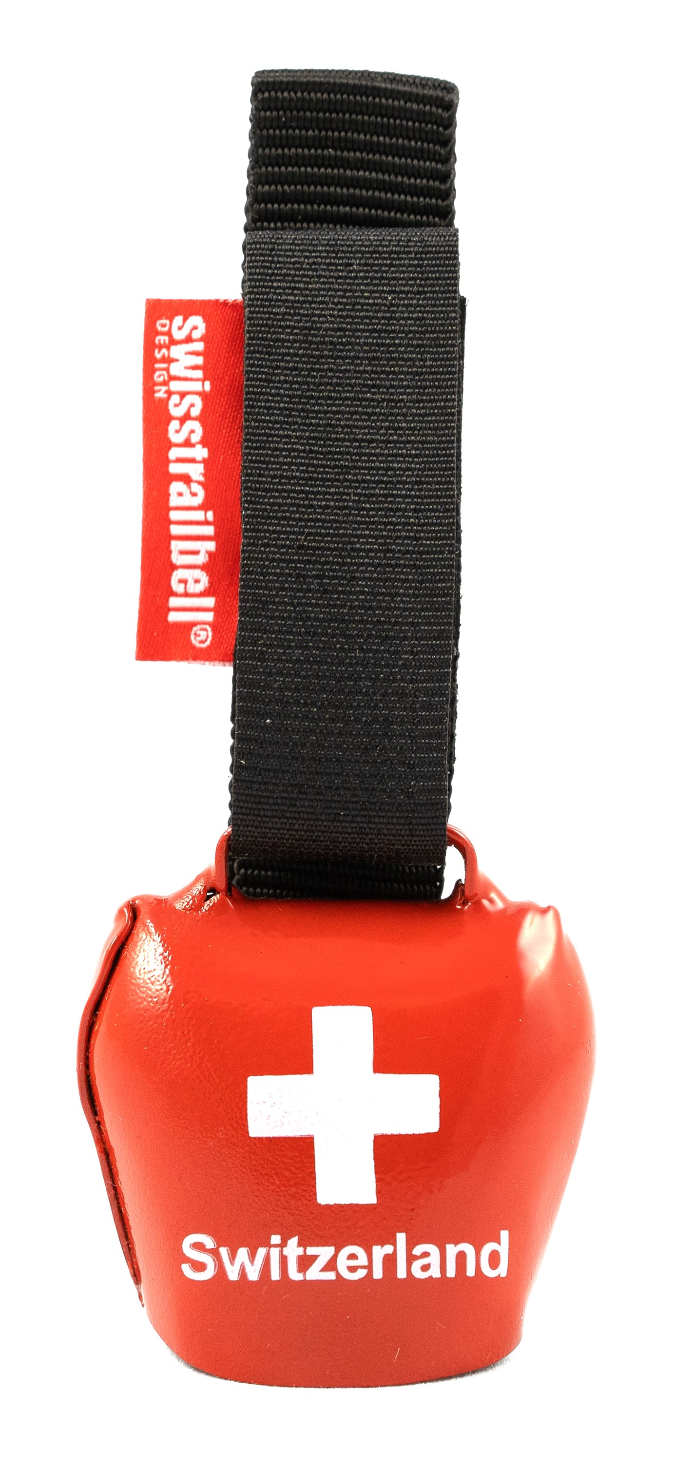 swisstrailbell® Edition Switzerland, schwarzes Band, Trailbell, Bear Bell, Fahrradklingel