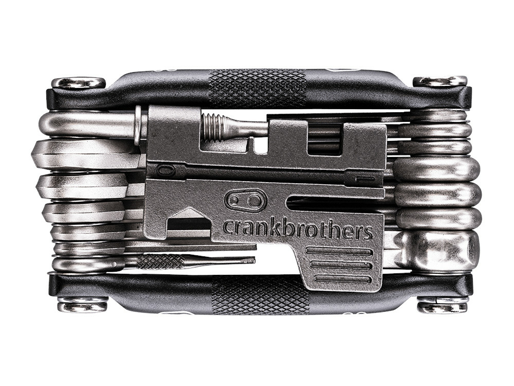crankbrothers Multitool M20, Nickel, Fahrrad Reparatur Werkzeug