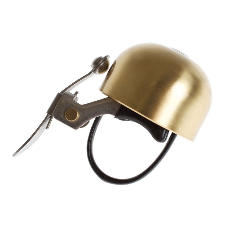 Crane Bell Co. E-NE Fahrradklingel matt Messing