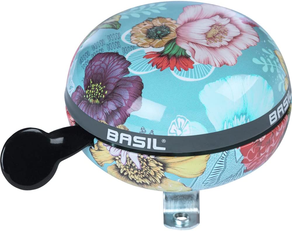 Basil Ding-Dong Fahrradglocke BLOOM sky blue XXL Ø80mm