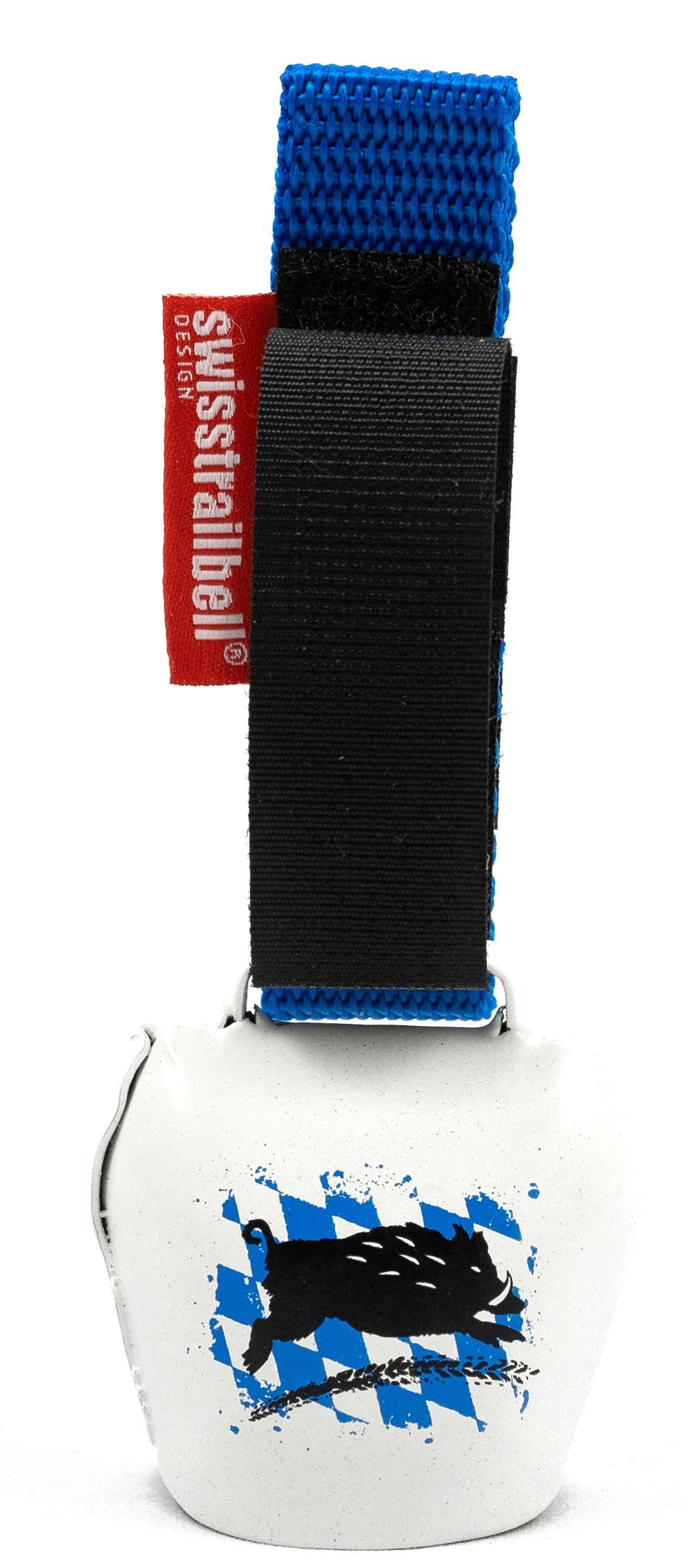 swisstrailbell® Bayern Style: "Be wild, be a Bavarian", hell-blaues Band