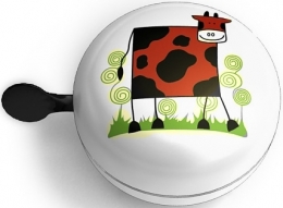 LTJ 2-Klang Fahrradglocke Funny Cow, XXL Ø 80mm
