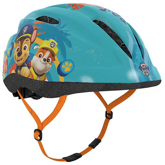 Kinder Fahrradhelm "PAW PATROL BOYS", grünblau, S: 48-52cm, Chase, Rubble, Marshall, ca. 2 - 5.5 Jah