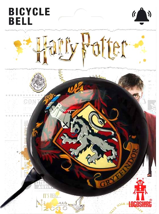 Logoshirt Fahrradklingel Harry Potter Gryffindor XXL Ø 80mm – KultBell für Fans