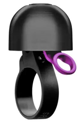 USA: Die Spurcycle Special PURPLE Fahrradklingel "M2 Compact Bell" - good vibes!